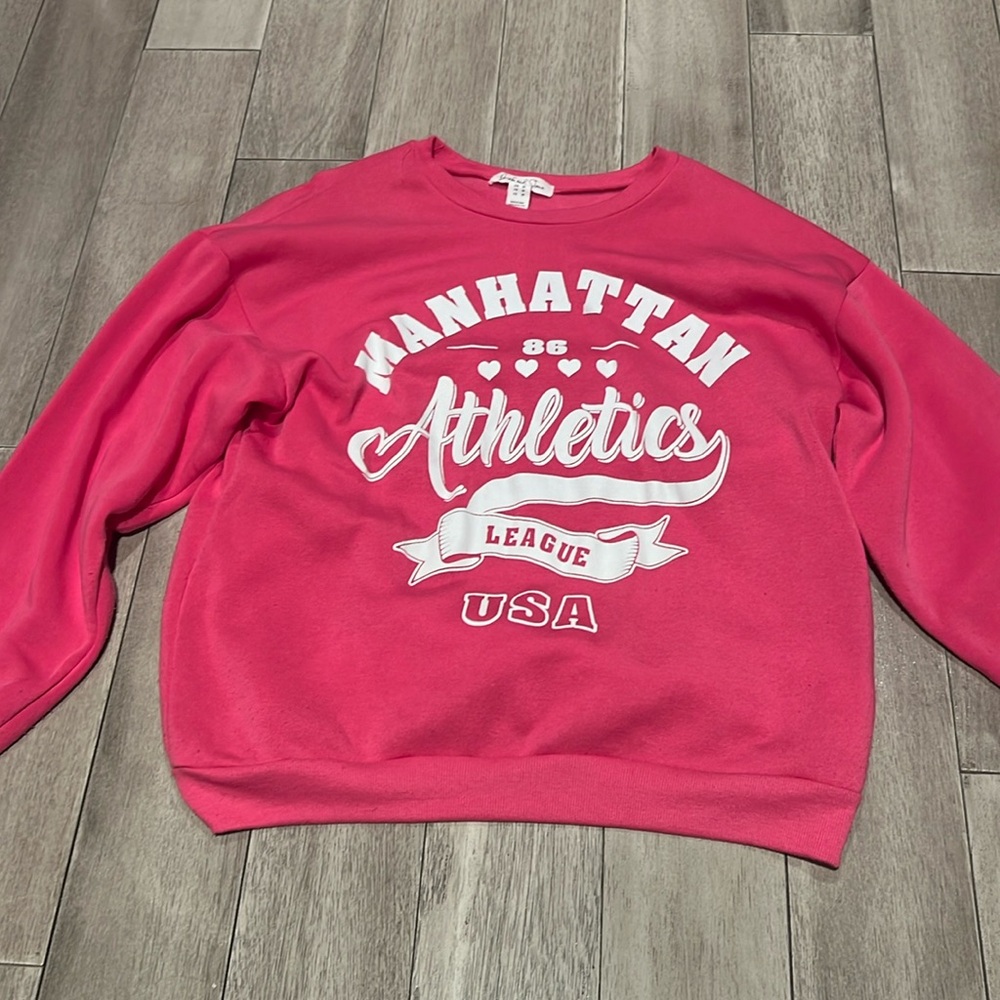Pink sweatshirt